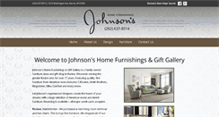 Desktop Screenshot of johnsonsfurnitureandgifts.com